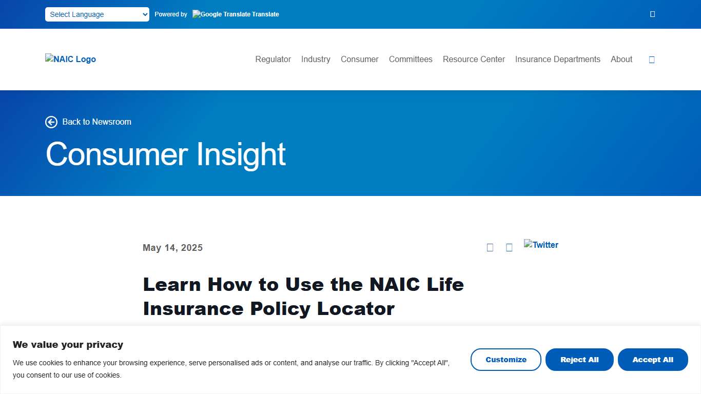 Learn How to Use the NAIC Life Insurance Policy Locator